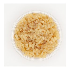 Chopped garlic in oil