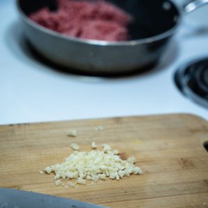 Chopped garlic