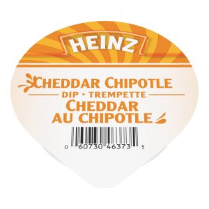 Heinz cheddar chipotle dip cup