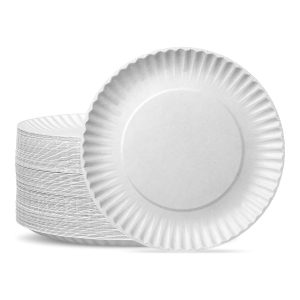 White paper plates