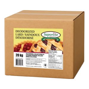 Saporito deodorized lard 20 kg case